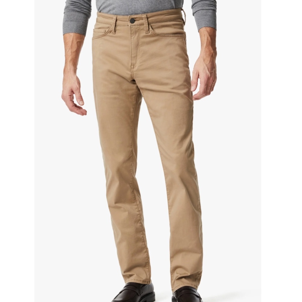 34 Heritage  Charisma Relaxed Straight Pants In Khaki Twill 34x36